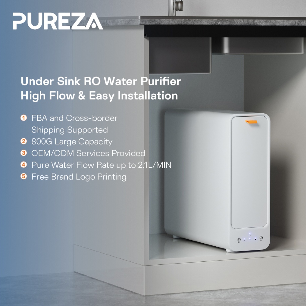 Système de filtration d'eau par osmose inverse sous évier OEM/ODM pour usage domestique et commercial