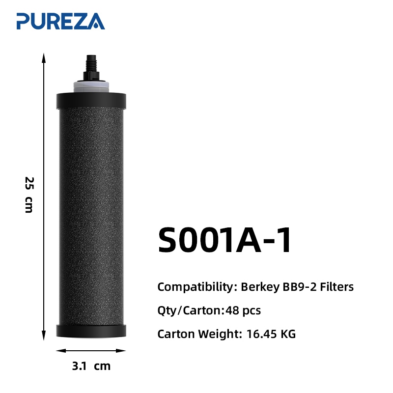 Replacement Filter Cartridge for Gravity Filter System